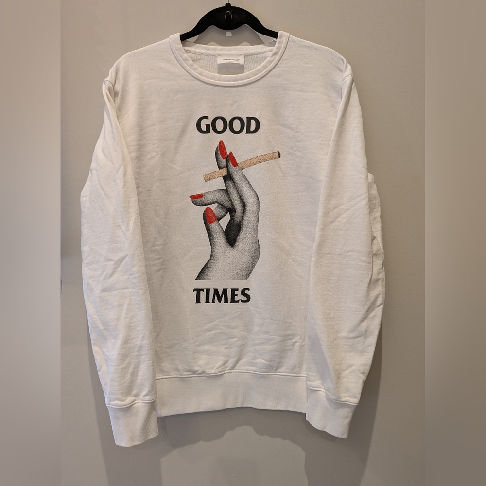 Wood Wood Hugh Good Times Crew Sweatshirt